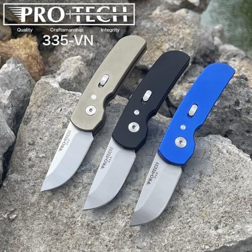 USA Protech Folding Knife EDC Automatic Knife Outdoor Hunting Knife Camping Survival Tools
