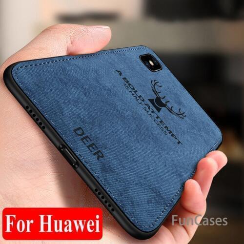 Cloth Case For Huawei P20 Lite Mate 20 X 10 Lite P20 Pro P Smart Nova 3 3i 2S V10 Honor 8x Play 8 Lite Soft TPU edge Phone Case