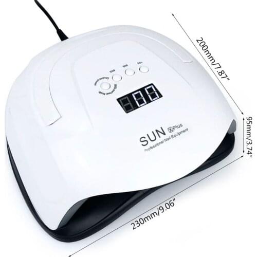 80W Nail Dryer UV LED Lamp for Curing Nails Art Gel Polish Manicure Auto Sensor Machine Tool