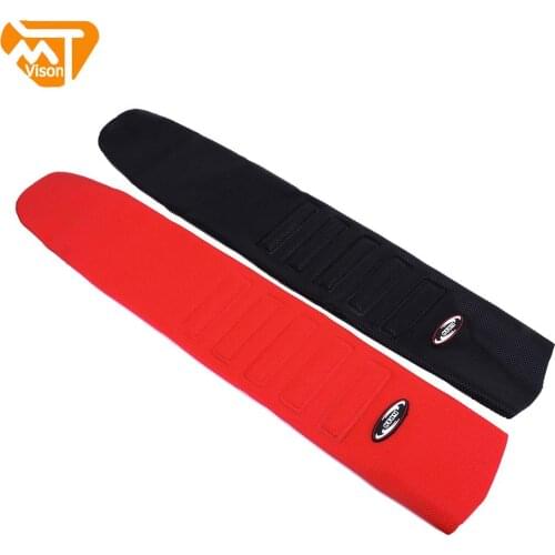 For KTM YAMAHA KAWASAKI SX XC EXC XCF XCW XCFW SXF 150 200 250 300 350 400 Motorcycle Universal Rubber Gripper Soft Seat Cover