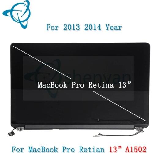 Late 2013 Mid 2014 661-8153 A1502 LCD Assembly for Apple Macbook Pro Retina 13" A1502 Complete Full LCD Screen Display Assembly