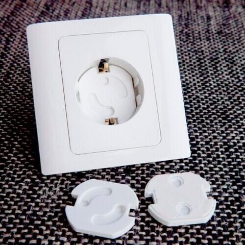 10pcs Useful Electrical Bear EU Power Socket Outlet Anti Electric Shock Plugs Protector Cover Kids Safety Guard Protection