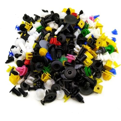 100pcs Universal Mixed Clips For Fiat Punto 500 Stilo Bravo Grande Punto Palio Panda Linea Uno Marea Evo Coupe Brava Albea