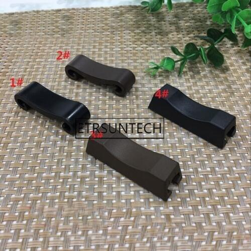 200pcs Chinese Black Coffee Color Chopstick Rest Irregular Pillow Shaped Chopsticks Holder Hotel Restaurant Tableware