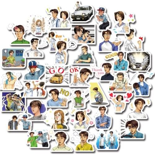 2020 PVC Sticker JDM Japanese Kanji Initial D Drift Euro Fast Vinyl Stickers