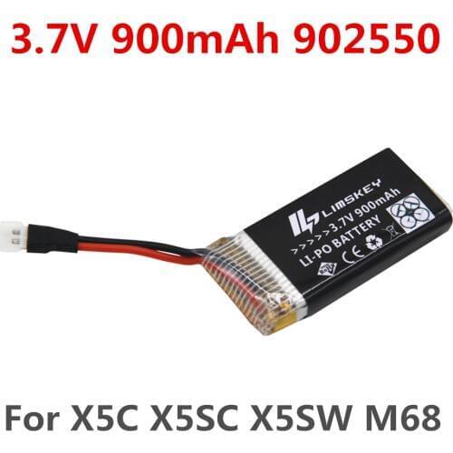 3.7V 900mAh Battery Syma X5 X5C X5C-1 X5S X5SW X5SC V931 H5C Quadcopter Spare Parts With X5C X5SW Battery