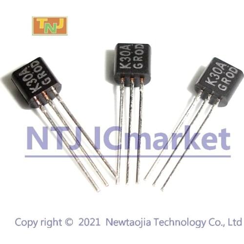 50 PCS 2SK30A-GR TO-92 2SK30ATM-GR 2SK30 K30A-GR K30A Pre-Amplifier