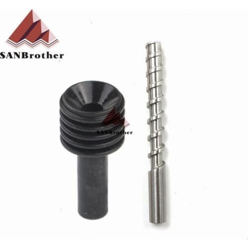 8MM x 82MM Ceramic Mud Powder Extruder Micro Screw Throat Feed Rod Feed Rod 3D Printer Accessories