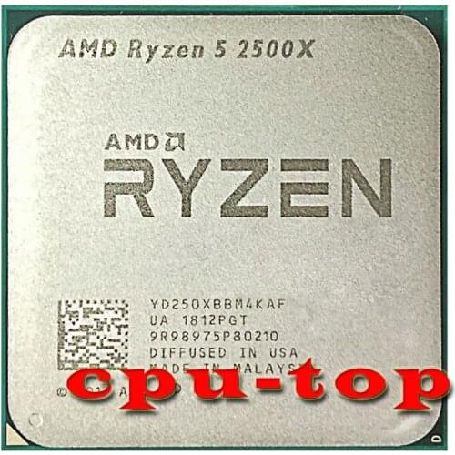 AMD Ryzen 5 2500X R5 2500x 3.6 GHz Quad-Core Eight-Thread CPU Processor 65W L3=8M YD250XBBM4KAF Socket AM4