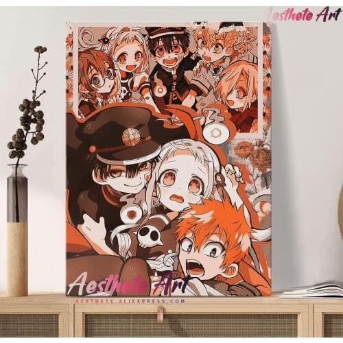 Toilet-Bound Hanako Kun Anime Home Decor Canvas Posters Prints Decoration Art Wall Pictures Living Room Manga Painting