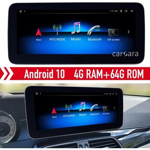 W204 Radio Screen Car Tablet 10.25 Android Monitor Dashboard Facelift for C Class 2011 2012 2013 2014