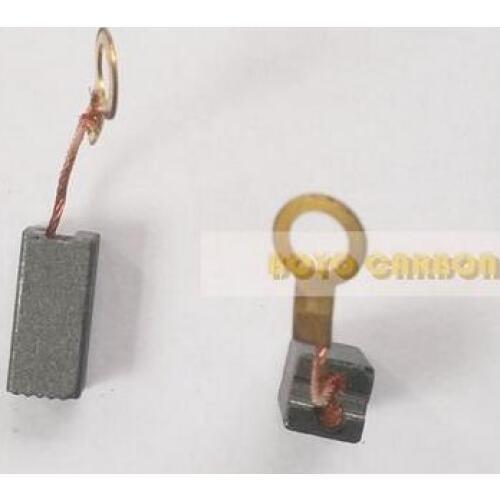 10pcs Electric Part Motor Carbon Brushes 6.3 x 6.3 x 14mm With Self-resetting Function