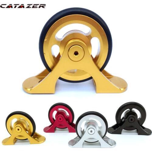 Mudguard Bearing Wheel Folding Bicycle Fenders Wheel Aluminum Lightweight 21g/pcs