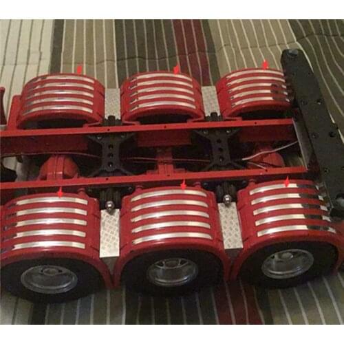 RC Truck Fender Metal Stickers Decals For Tamiya Tractor Trailer 1/14 Scale Rc Hobby Toys Scania R620 R470 56323 56327