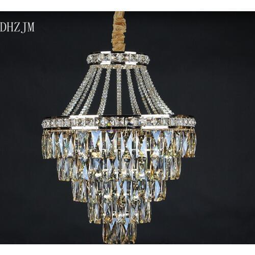Chandelier Lighting LED Crystal Pendant For Chandeliers K9 Crystal Lamp Restaurant Hanging Lamp Home Lighting Luminaire
