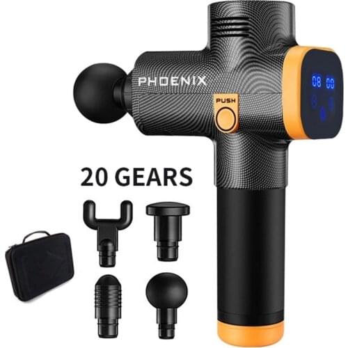 Phoenix A2 Massage Gun Muscle Relaxation Deep Tissue Massager Dynamic Therapy Vibrator Shaping Pain Relief Back Foot Massager