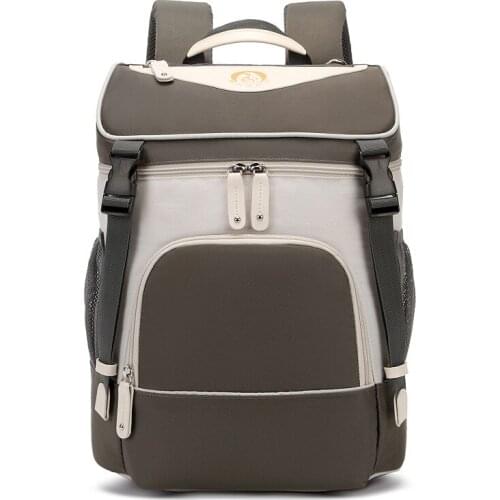 Fashion Diaper Backpack Large Capacity Maternity Bag Waterproof Baby Diaper Bag With Two Hooks Anti-theft Mommy Travel Organizer