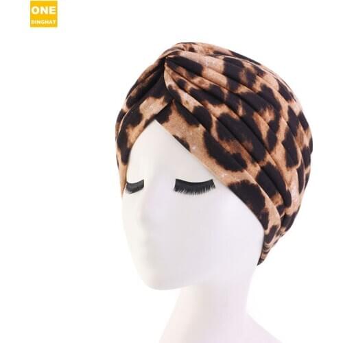 New women soft Floral Print Cotton Women Turban Fashion Banadans Cancer Headwrap Chemo Cap Head Wrap Hair Accessories Arab Cap