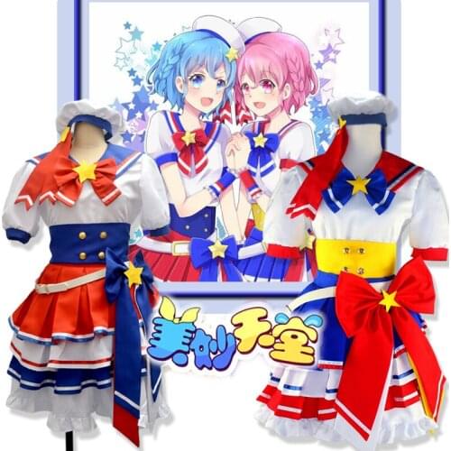 PriPara Prism Paradise Reona Uesuto Dorothy West Cosplay Costume Customized Acceptable order,performance clothes