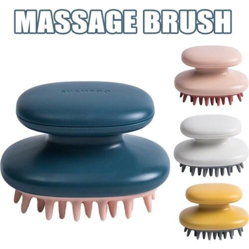 Silicone Head Body Scalp Massage Brush Silicone Shampoo Brush Hair Washing Comb Shower Brush Bath Bath Brushes Sponges Scrubbers