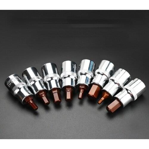 Dafei Hexagon Socket Head 1/2 Jackhammer Hexagon Pressure Batch Set Super Hard S2 Electric Wrench Hex Tool