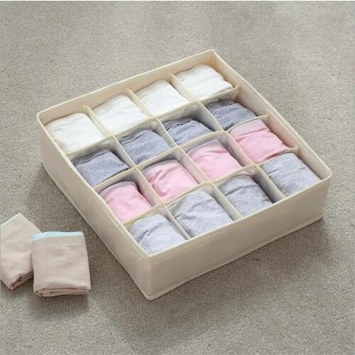 Foldable Underwear Bra Clothes Organizer For Clothes Drawer Closet Wardrobe Organizer Household Storage Box Dividers For Socks