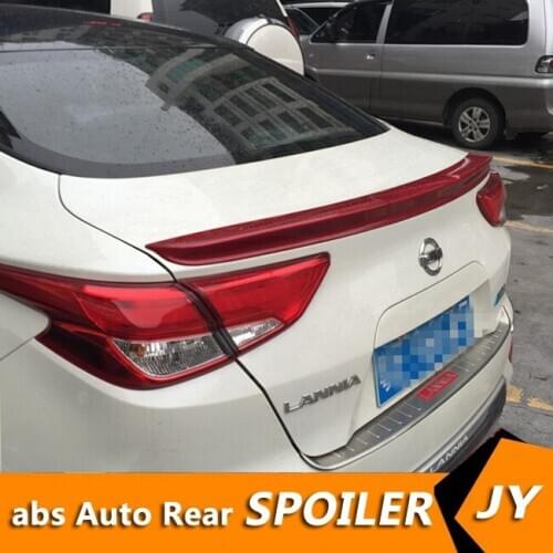For NISSAN Bluebird Spoiler 2016-2018 Bluebird spoiler High Quality ABS Material Car Rear Wing Primer Color Rear Spoiler