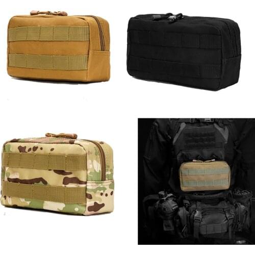 Tactical Molle System Storage Bag Camping Hunting Accessories Military edc Tool Bag Outdoor Bags Army Pouch Multicam Molle Case