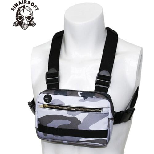 Tactical Airsoft Vest Chest Pouch Multi-Function Waist Bags Tool Pouch With Molle System For Hunting Clothes Apparel Accessories
