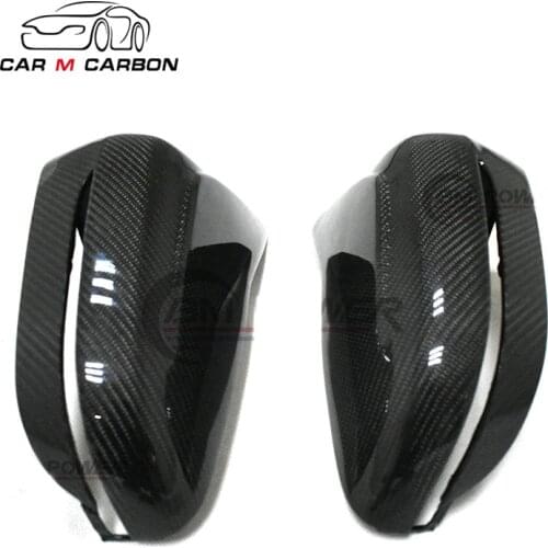 High quality carbon fiber side mirror cover with led left and right side mirror for 3 series G20 G28 horns mirror
