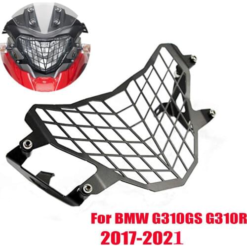 Motorcycle Accessories Modification Grille Headlight Guard Lense Screen Cover Protector For BMW G310GS G310 GS G310R 2017 -2020