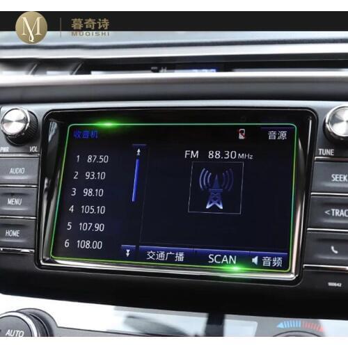 For Toyota RAV4 RAV 4 2017-2019 car nagivagtion tempered glass screen film LCD display protective cover protector sticker 2018