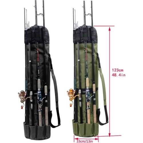 Cilinder Bescherming Buitenste Hengel Tas Opbergtas Oxford Doek Grote Capaciteit Schoudertas Vissen Benodigdheden Hengel Tas