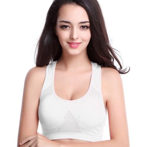 Womens Push Up Workout Yoga Sports Bra Gym Crop Top Academia Sport Bh Active Wear Fitness Women For Brassiere Female Sportswear