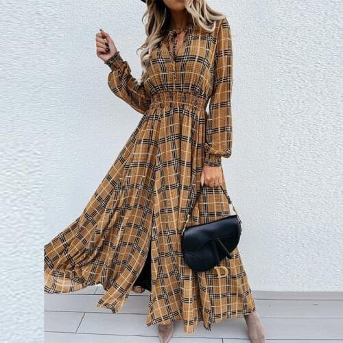 New Fashion Button Long Sleeve Women Shirt Dress Casual Floral Print Belted Maxi Dress Elegant Turn-down Collar Long Party Dress