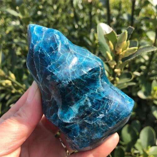 10cm Natural crystal quartz apatite stone decoration