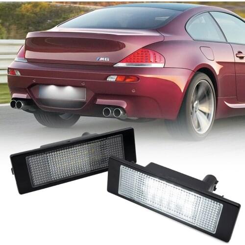 12V LED Number License Plate Light CANBUS No Error Car for BMW E81 E82 E87 E88 E90 E91 E92 E60 E63 Mini Cooper R50 R52 R53 R55