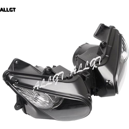 ALLGT Front Headlight Headlamp Assembly for KAWASAKI ZX10R 06 07 2006 2007 Clear
