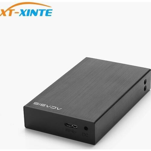 Aluminum DT-S2 2-Bay USB3.0 2.5-Inch Dual Hard Drive Disk Raid Enclosure Support 2TB HDD RAID0 / RAID1 /JBOD /SPA