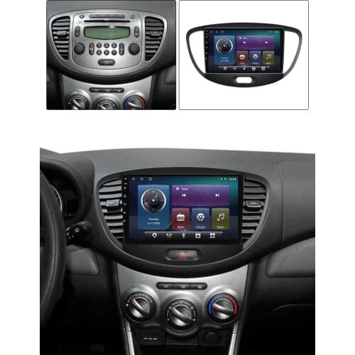 2din Android 11 IPS Touchscreen RDS Car Radio GPS Navigation For Hyundai I10 Multimedia Audio Player With Frame 4G Card Slot BT