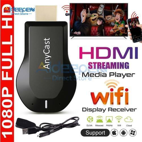 Anycast M2 Wireless WiFi Display TV Dongle Receiver Adapter For Airplay 1080P HDMI TV Stick For DLNA Miracast For IOS Android