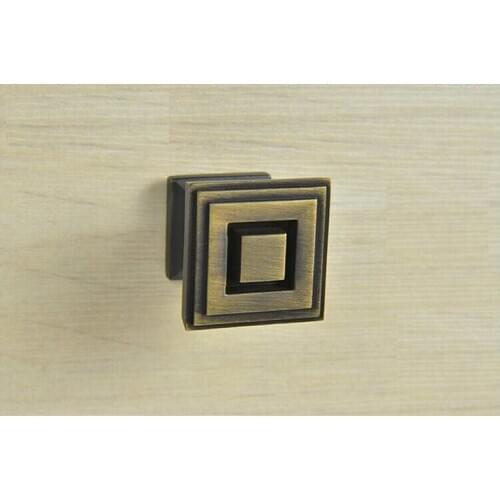 Oil Rubbed Bronze Kitchen Cabinet Pull Cupboard Handle Knob (Diameter:25*25mm)
