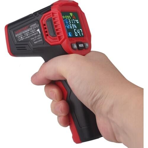 Infrared Thermometer HABOTEST Laser Temperature Meter HT650C Temperature Gun Humidity Meter Hygrometer Touchless Termometro