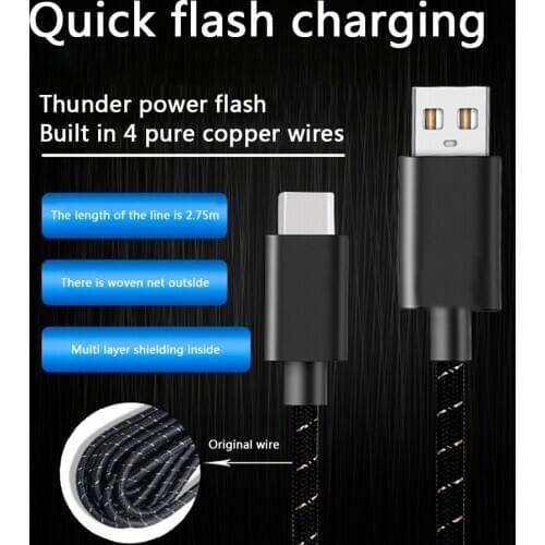 Type-C Controller Charging Cable Joystick Data Transmission Cord USB 3.1 Gamepad Lightweight cables for NS Switch Pro PS5