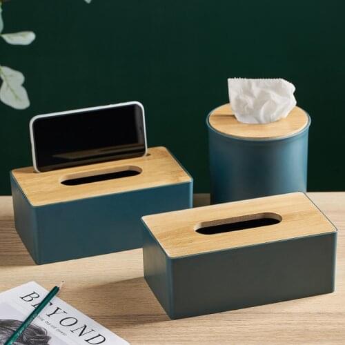 Creative Nordic Multifunctional Plastic Tissue Box Paper Towel Tissue Case Organizer Home Table Decor Household Supplies simple