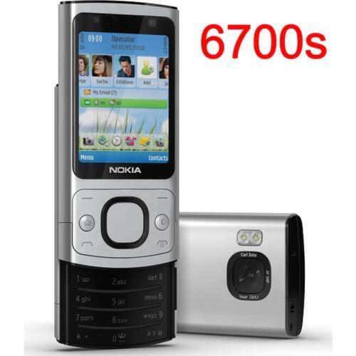 Original NOKIA 6700s 6700 Silder Mobile Phone 3G GSM Unlocked Refurbished Phone Silver