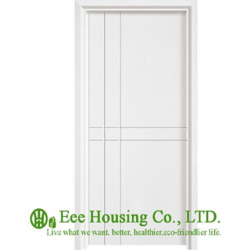 40mm thickness Timber veneer door for apartment, Swing type door, inward & outward opening entry door, MDF Timber door