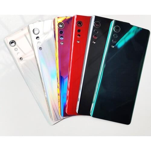 LM-G900 Original Back Glass Cover For LG Velvet 5G , Back Door Replacement Hard Battery Case, Rear Housing Cover G900