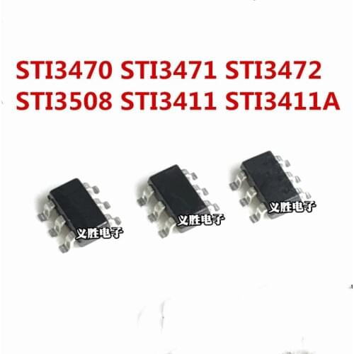 Original 10pcs/ STI3470 STI3471 STI3472 STI3508 STI3411 STI3411A SOT23-6 SOT23-5