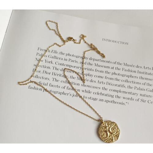 Irregular Star Moon Coin Pendant Chokers Necklaces For Women 925 Sterling Sliver Round Disc Layered Necklace Statement Jewelry